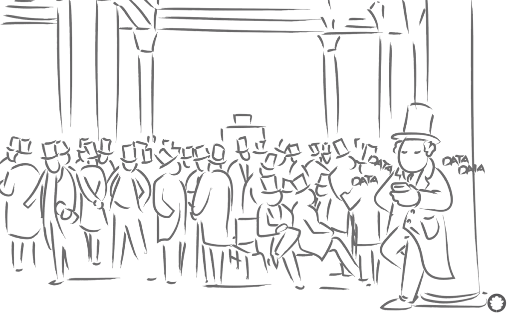 Ce qui reste peut-être encore aujourd’hui comme l’anecdote la plus célèbre sur la valeur de la donnée dans l’histoire du capitalisme demeure l’opération lancée par Nathan de Rothschild à la veille de la bataille de Waterloo…